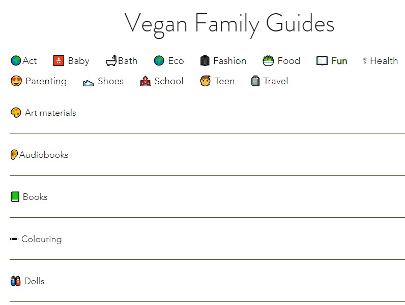 Vegan Family Guide